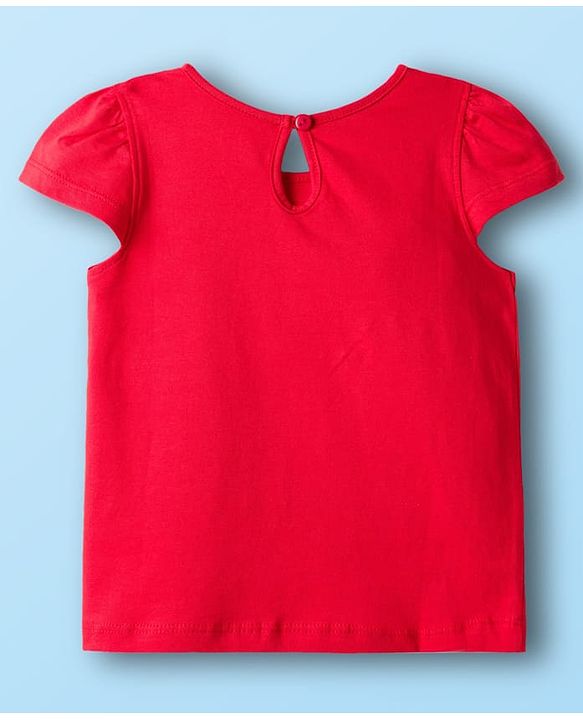 Babyhug 100% Cotton Knit Half Sleeves T-Shirts with Heart & Polka Dot Print Pack of 3 - Navy Blue Red & White