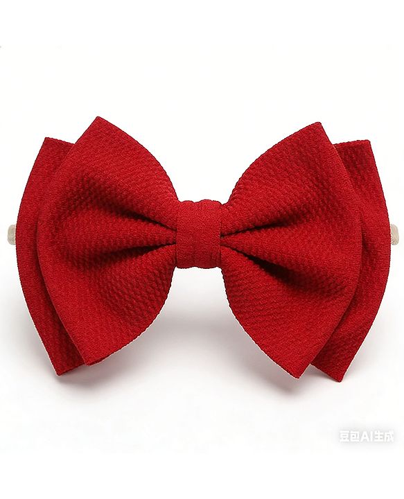 Babyhug Headbands With Bow Applique Pack of 3 - Red & White