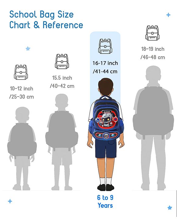 Space Kids School Backpack with Detachable Pencil Pouch 17L - Black| Water-Resistant Polyester| Bag for Boys & Girls| Lightweight & Durable| 3 Compartment & Front Zipper| Bottle Pouch