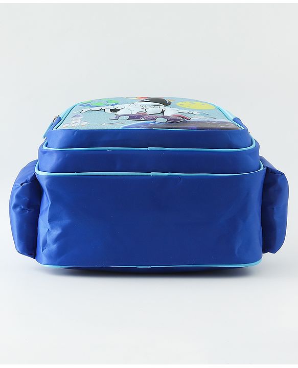 Space Kids School Backpack with Detachable Pencil Pouch 17L - Black| Water-Resistant Polyester| Bag for Boys & Girls| Lightweight & Durable| 3 Compartment & Front Zipper| Bottle Pouch