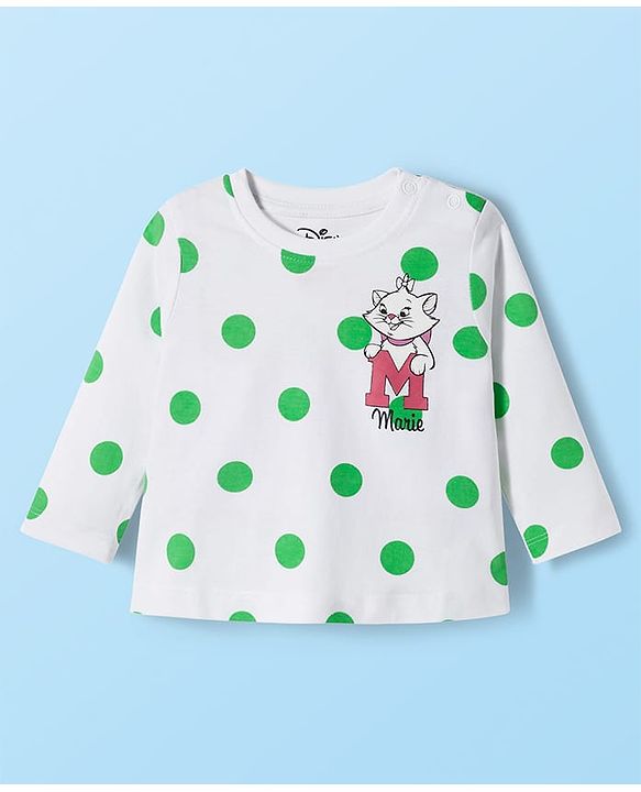 Babyhug Disney Single Jersey Knit Full Sleeves T-Shirts with Disney Character Graphic Pack of 5 - White Plum & Pink