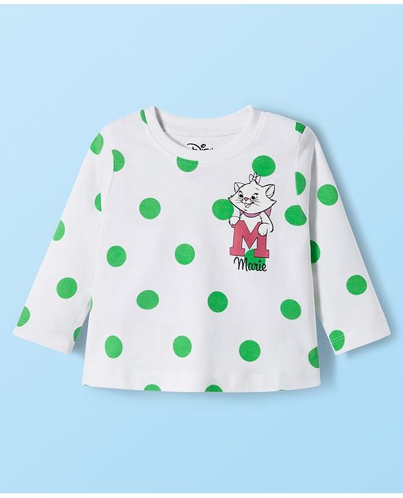 Babyhug Disney Single Jersey Knit Full Sleeves T-Shirts with Disney Character Graphic Pack of 5 - White Plum & Pink
