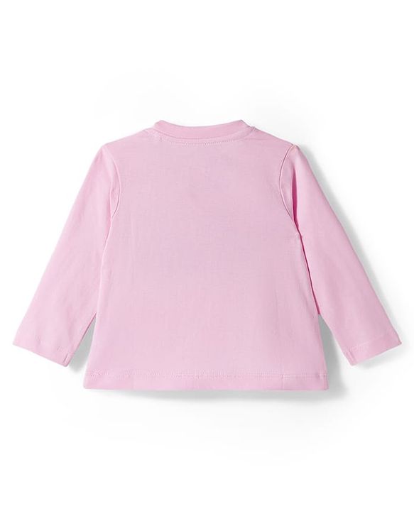 Babyhug Disney Single Jersey Knit Full Sleeves T-Shirt with Minnie & Friedns Graphic  Pack of  3 - Pink Red & White