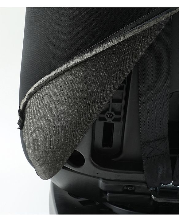 Babyhug Convertible Car Seat with ISOFIX & 360° Rotatable Seat - Black| R129 Certified| i-Size Compliant| Rear & Forward Facing| Newborn to 12 Years| Reclining Seat| Cushion Seat