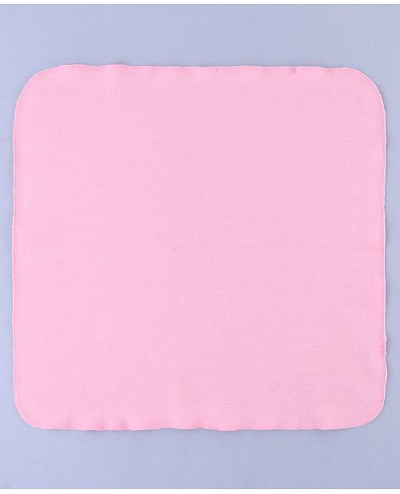 Babyhug 100% Interlock Cotton Single Layer Wash Cloth Rabbit, Rainbow and Floral Print Pack of 6 - Multicolor| High Absorbency| Feeding & Diapering| Bath & Face Towel| Soft & Skin Friendly