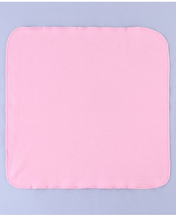 Babyhug 100% Interlock Cotton Single Layer Wash Cloth Rabbit, Rainbow and Floral Print Pack of 6 - Multicolor| High Absorbency| Feeding & Diapering| Bath & Face Towel| Soft & Skin Friendly