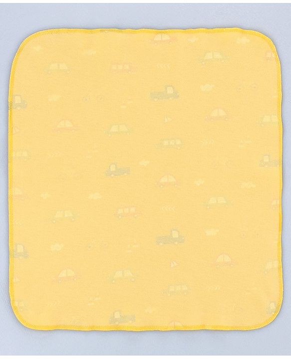 Babyhug 100% Interlock Cotton Single Layer Wash Cloth Rabbit, Rainbow and Floral Print Pack of 6 - Multicolor| High Absorbency| Feeding & Diapering| Bath & Face Towel| Soft & Skin Friendly