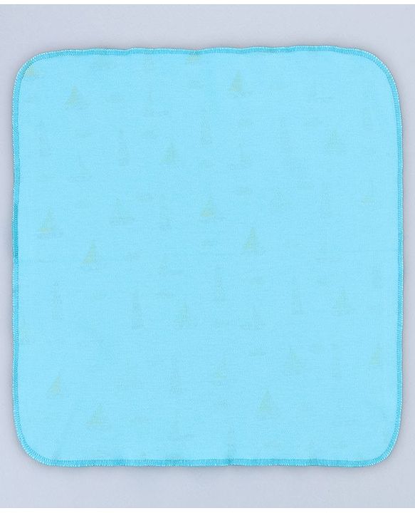 Babyhug 100% Interlock Cotton Single Layer Wash Cloth Rabbit, Rainbow and Floral Print Pack of 6 - Multicolor| High Absorbency| Feeding & Diapering| Bath & Face Towel| Soft & Skin Friendly