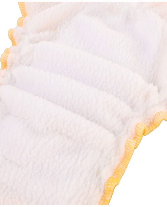 Babyhug Leak Proof Cloth Langot Pack of 6 Small Size Rabbit Rainbow and Floral Print | Triple Layer Protection | Reusable | Designed for Short Term Comfy Wear | Mess Free - Lilac