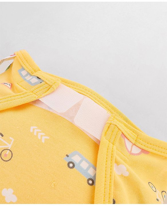 Babyhug 100% Interlock Cotton Reusable Printed Cloth Nappies with Velcro Closure Pack of 6 Helicopter, Boat & Car Print  Medium Size| Machine Washable| Soft & Skin Friendly