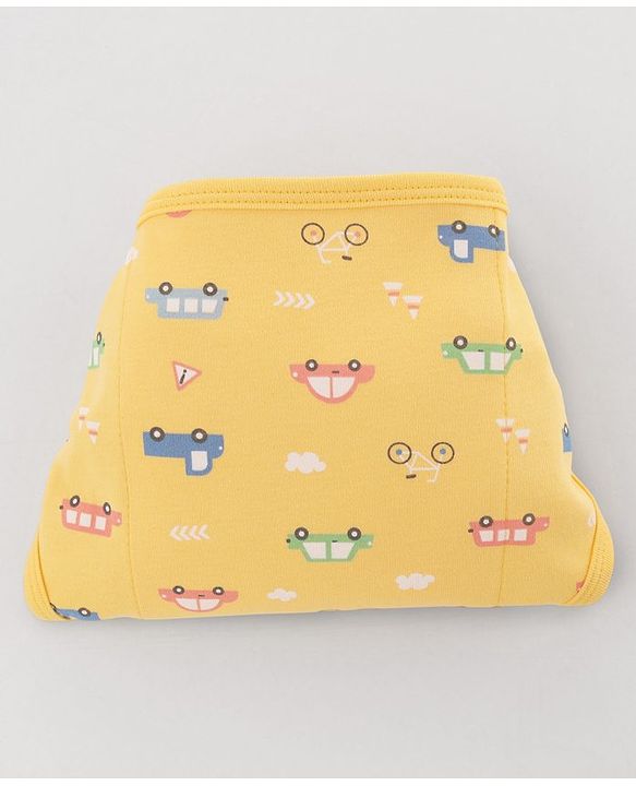 Babyhug 100% Interlock Cotton Double Layer Nappy Helicopter, Boat & Car Print Pack of 6 - Medium Size| Machine Washable| Soft & Skin Friendly| Tie Knot Style