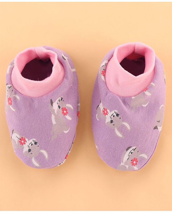 Babyhug 100% Interlock Cotton Clothing Gift Set for Newborn Rabbit Print Pack of 8 - Multicolour
