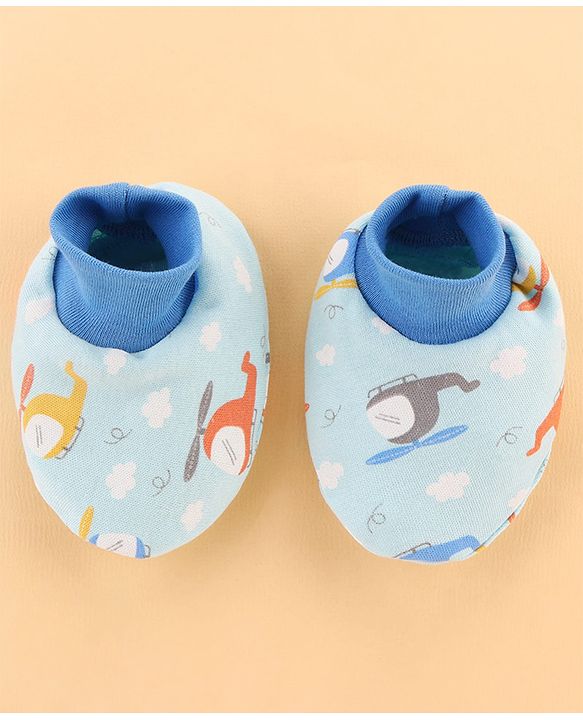 Babyhug 100% Interlock Cotton Clothing Gift Set for Newborn Rabbit Print Pack of 8 - Multicolour