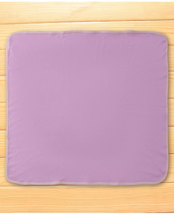 Babyhug 100% Interlock Cotton Wrapper with Rabbit Rainbow and Floral Print| Soft & Breathable| Comfortable Warm and Soothing| Travel Friendly| New Born Gifting  Pack of 3  - Purple Pink & White