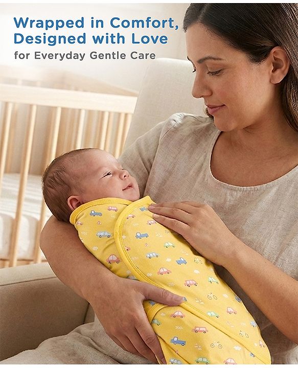 Babyhug 100% Interlock Cotton Wrapper with Rabbit Rainbow and Floral Print| Soft & Breathable| Comfortable Warm and Soothing| Travel Friendly| New Born Gifting  Pack of 3  - Purple Pink & White