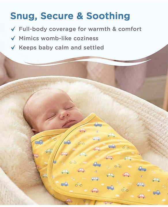Babyhug 100% Interlock Cotton Wrapper with Rabbit Rainbow and Floral Print| Soft & Breathable| Comfortable Warm and Soothing| Travel Friendly| New Born Gifting  Pack of 3  - Purple Pink & White