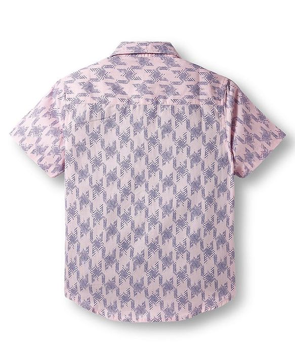 Pine Kids Viscose Woven Half Sleeves Shirt With Printed T-Shirt - Multicolour