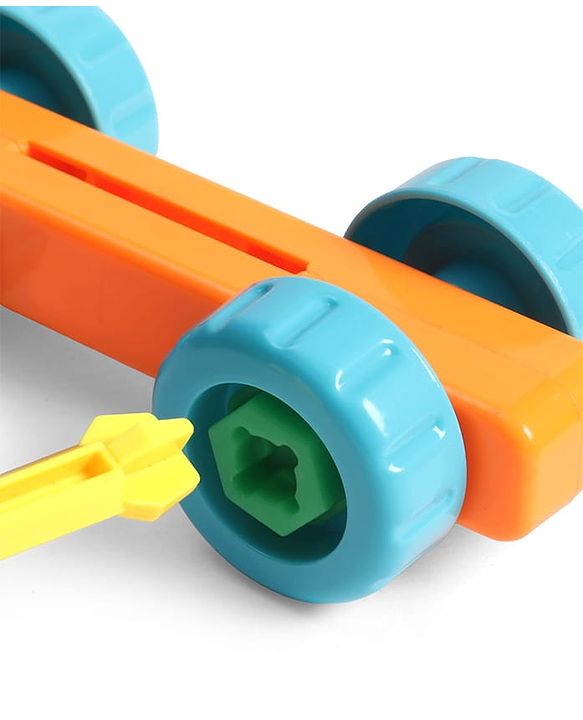 Babyhug 3 in 1 Build a Vehicle Learning Toys for kids- Build, Play & Create| Ambulance, Fire Engine & Clean Up Truck| Indoor Game| STEM Educational Toy| Gifting Idea for age 3+|BIS Certified| DIY Toy