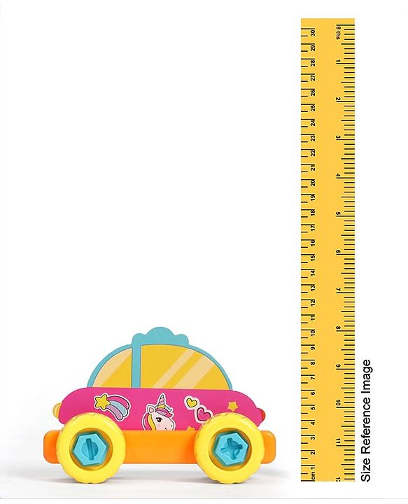 Babyhug 3 in 1 Build a Vehicle Learning Toys for kids- Build, Play & Create| Magic Bus, Unicorn Van & Fantasy Car| Indoor Game| STEM Educational Toy| Gifting Idea for age 3+| BIS Certified| DIY Toy