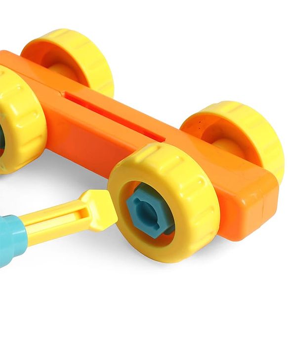 Babyhug 3 in 1 Build a Vehicle Learning Toys for kids- Build, Play & Create| Magic Bus, Unicorn Van & Fantasy Car| Indoor Game| STEM Educational Toy| Gifting Idea for age 3+| BIS Certified| DIY Toy