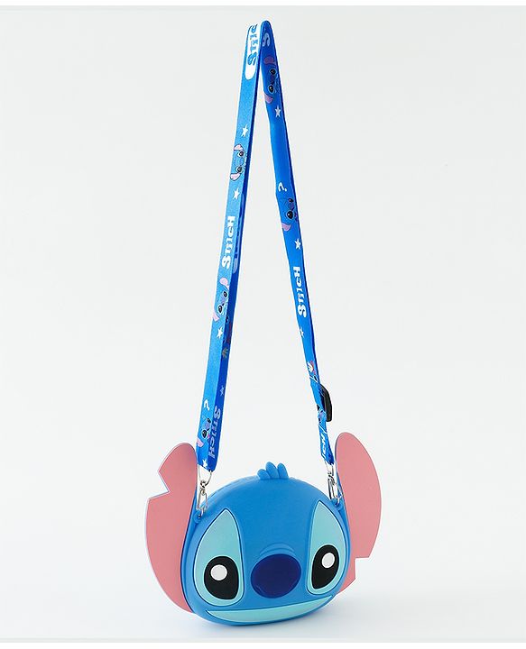 Babyhug Sling Bags With Lilo & Stitch Graphics - Blue