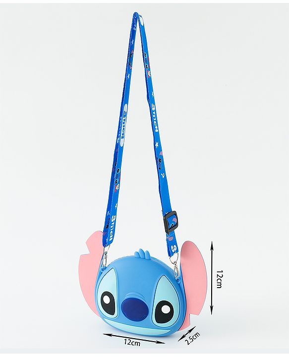 Babyhug Sling Bags With Lilo & Stitch Graphics - Blue