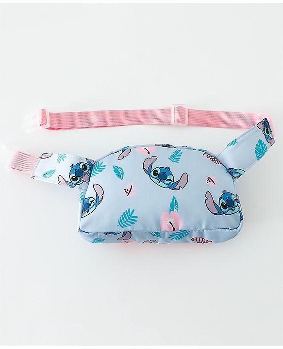 Babyhug Sling Bag With Lilo & Stitch Graphics - Pink & Blue
