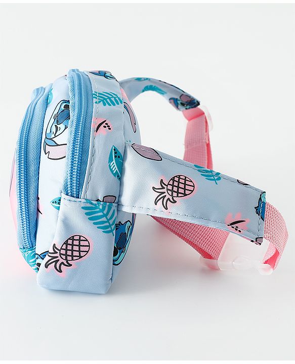 Babyhug Sling Bag With Lilo & Stitch Graphics - Pink & Blue