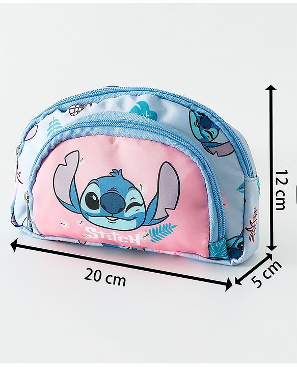 Babyhug Sling Bag With Lilo & Stitch Graphics - Pink & Blue