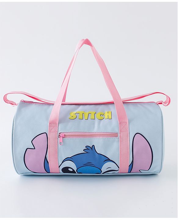 Babyhug Disney Free Size Sling Bag With Stitch Graphic - Light Blue