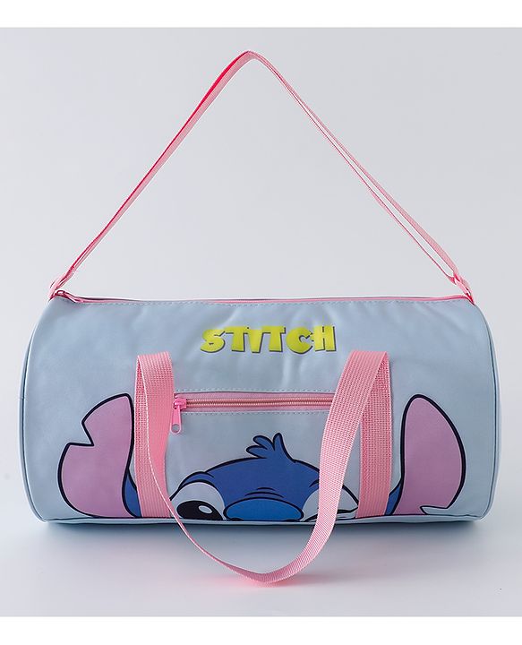 Babyhug Disney Free Size Sling Bag With Stitch Graphic - Light Blue