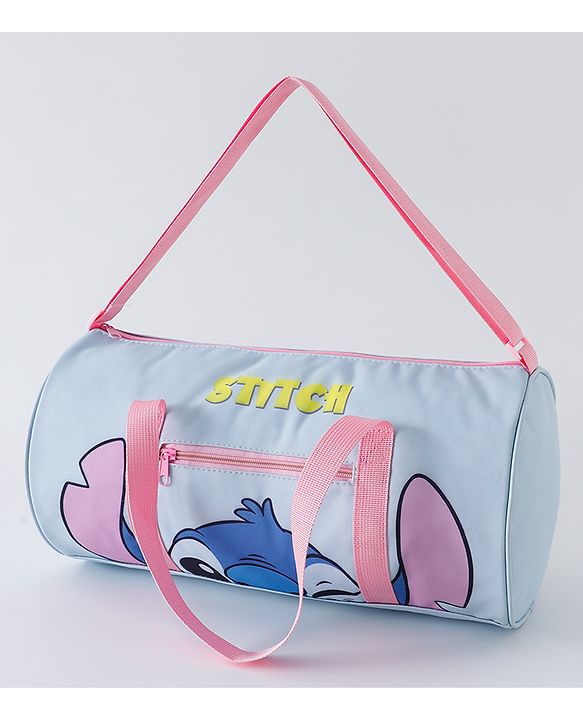 Babyhug Disney Free Size Sling Bag With Stitch Graphic - Light Blue