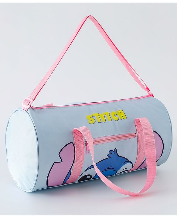 Babyhug Disney Free Size Sling Bag With Stitch Graphic - Light Blue