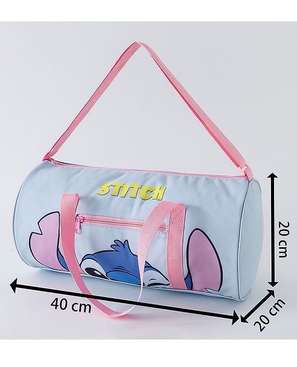 Babyhug Disney Free Size Sling Bag With Stitch Graphic - Light Blue