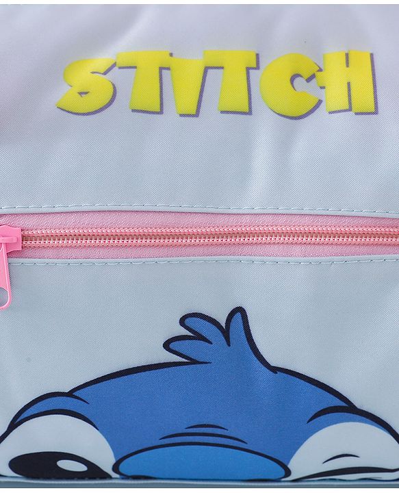 Babyhug Disney Free Size Sling Bag With Stitch Graphic - Light Blue