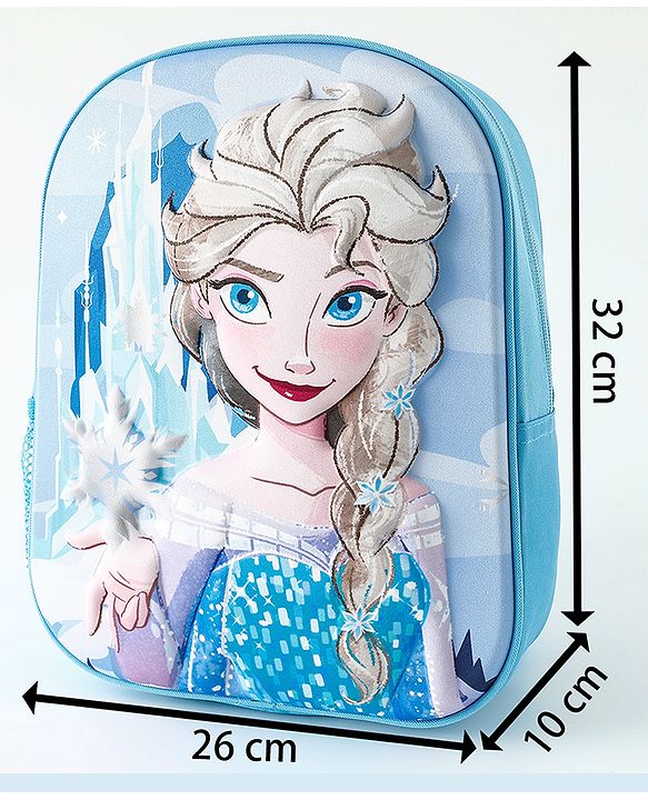 Babyhug Fashion Backpacks With Disney Frozen Princess Print - Multicolor