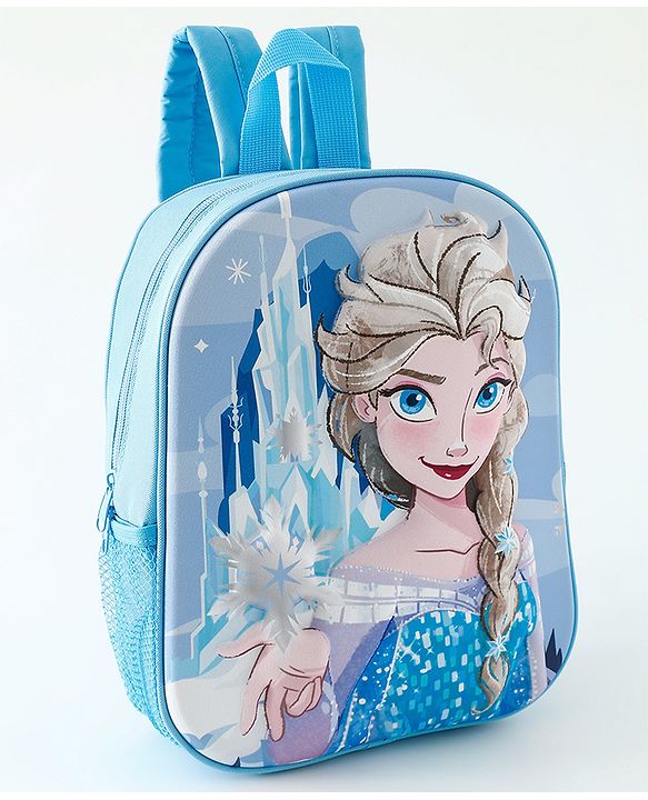 Babyhug Fashion Backpacks With Disney Frozen Princess Print - Multicolor