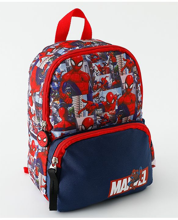 Babyhug Fashion Backpacks With Spider Man Print - Multicolor