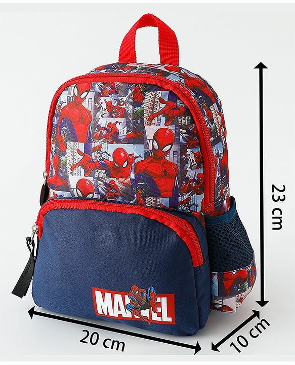 Babyhug Fashion Backpacks With Spider Man Print - Multicolor