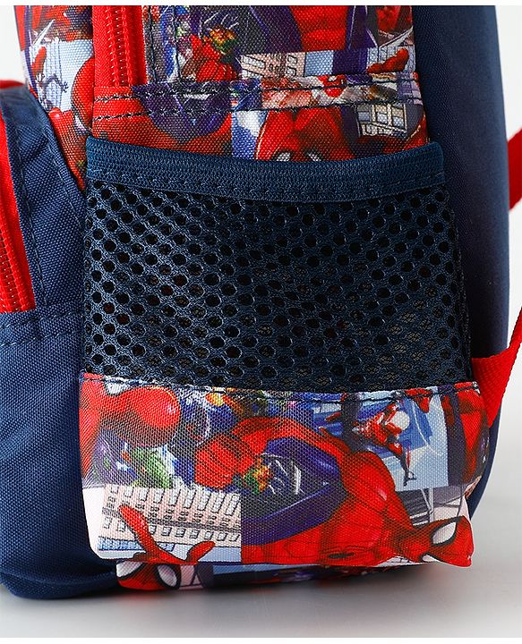 Babyhug Fashion Backpacks With Spider Man Print - Multicolor