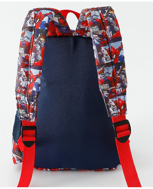 Babyhug Fashion Backpacks With Spider Man Print - Multicolor