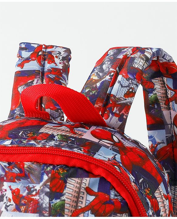 Babyhug Fashion Backpacks With Spider Man Print - Multicolor