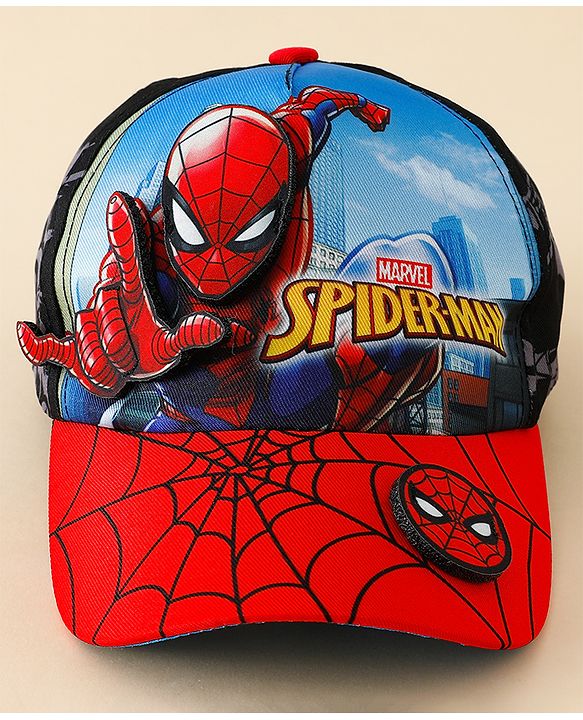 Pine Kids Marvel Baseball Cap With Spider-Man Print Multicolor - Diameter 17 cm