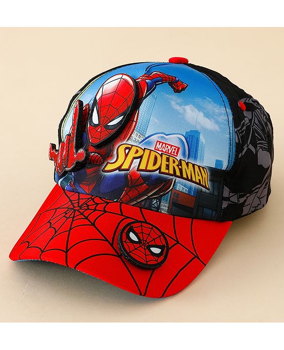 Pine Kids Marvel Baseball Cap With Spider-Man Print Multicolor - Diameter 17 cm