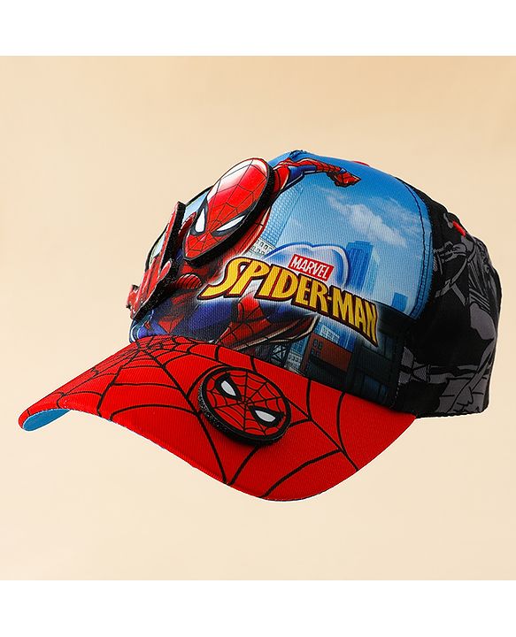 Pine Kids Marvel Baseball Cap With Spider-Man Print Multicolor - Diameter 17 cm