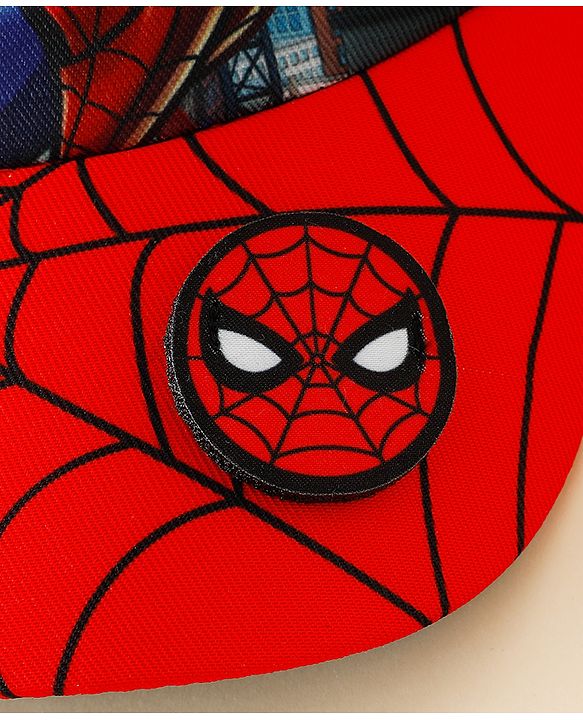 Pine Kids Marvel Baseball Cap With Spider-Man Print Multicolor - Diameter 17 cm