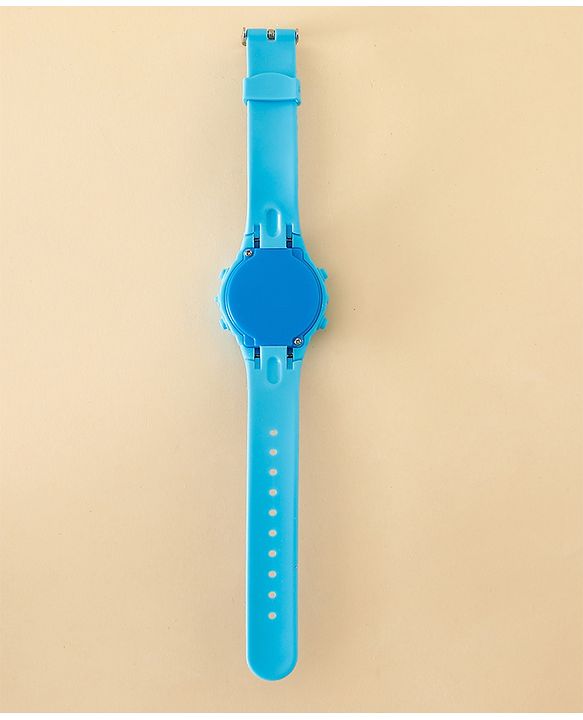 Babyhug Free Size Digital Watch with Mickey Mouse Print - Blue