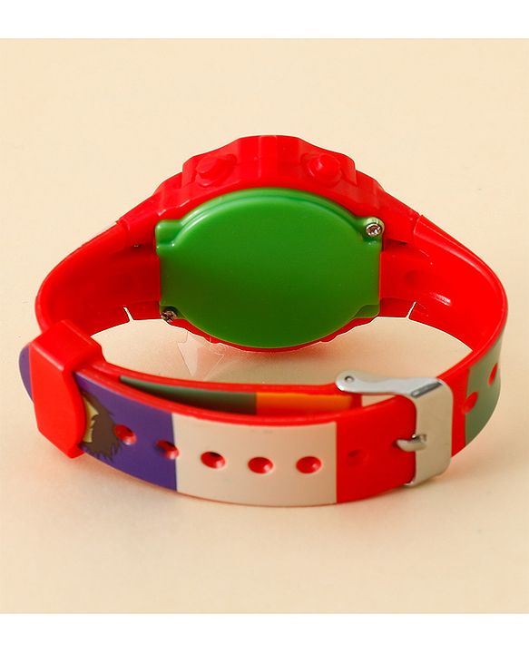 Babyhug Free Size Digital Watch with Avengers Print - Mutlicolour
