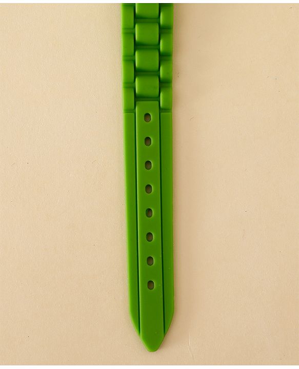 Babyhug Free Size Digital Watch with Yoda Print - Green