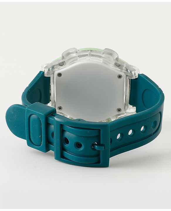 Pine Kids Free Size Digital Watch 23.5 cm - Green & Black